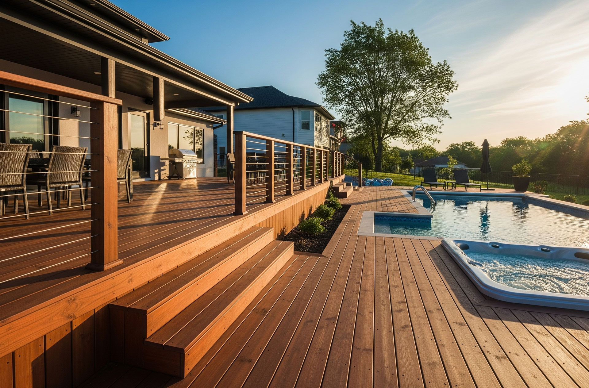 top quality custom decks installation in bellevue seattle tacoma washington by king county decks