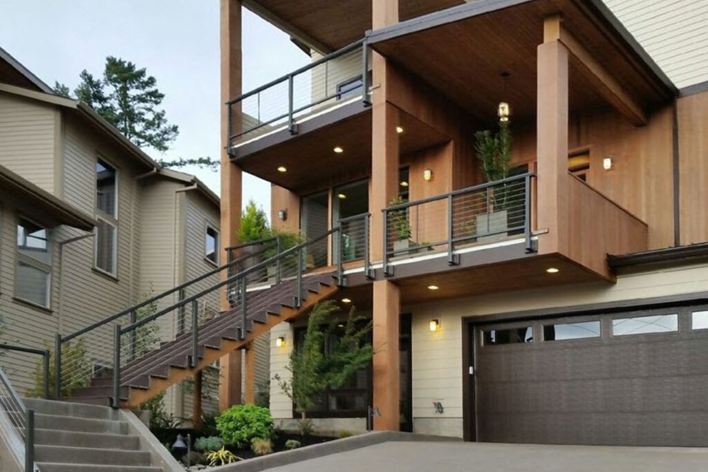 Custom Deck Stairs Installation in King County