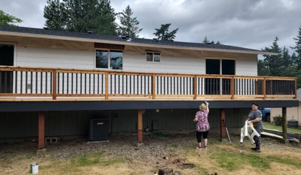 Deck Railing Installation